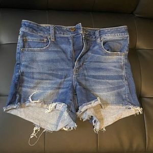 American Eagle High Rise Jean Shorts